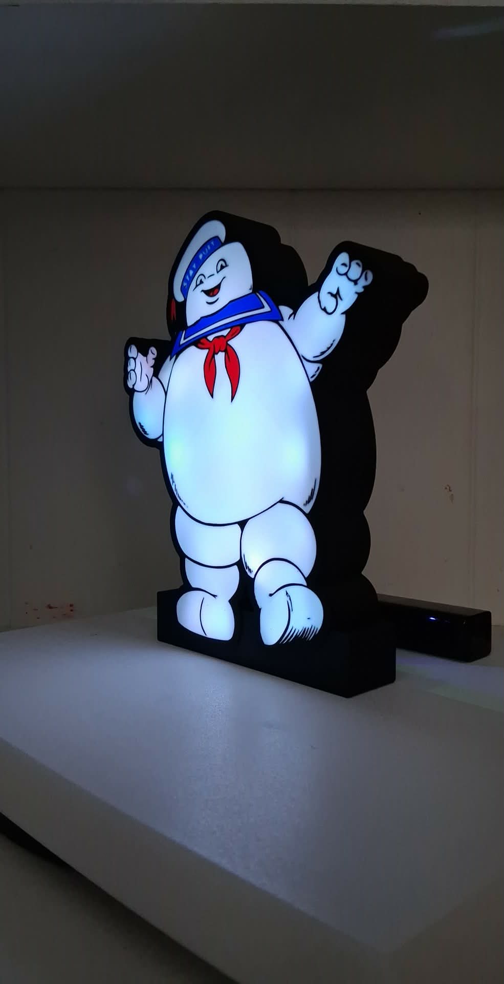 Stay Puff LED light box – custom 3D printed – Lit Layer Creations
